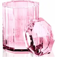 DECOR WALTHER Beauty Box Kristall Met Deksel Roze