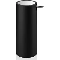 DECOR WALTHER Zeepdispenser Stone 200 ml zwart Mat / Chroom
