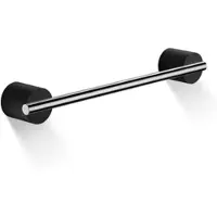 DECOR WALTHER Handdoekstang Stone Mat Zwart Chrome 30 cm