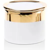 DECOR WALTHER Beauty Box Porzellan Bone Klein Wit Goud