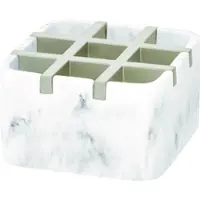 IDesign Badkamerorganizer Dakota Organizer Voor Make-Up (10,2 x 10,2 cm)