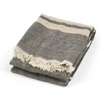Libeco Gastendoek The Belgian Towel Tack Stripe Linnen (Set van 6)