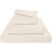 Abyss & Habidecor Gastendoek Twill Ivory (40 x 60 cm)