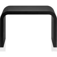 DECOR WALTHER Badkamerbankje Footstool Stone Black Matt