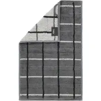 Cawö Gastendoek Noblesse Square Karo Anthracite (Set van 6)