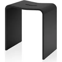 DECOR WALTHER Badkamerbankje Shower Stool Stone Black Matt