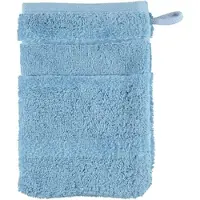 Cawö Washandje Noblesse2 Uni Sky (Set van 6)
