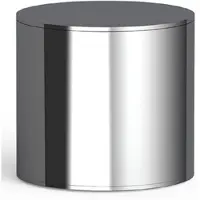 DECOR WALTHER Opbergmand Bar 8 cm met Deksel Chrome