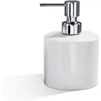 DECOR WALTHER Zeepdispenser Porzellan 430 ml Wit Chrome