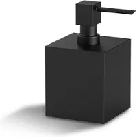 DECOR WALTHER Zeepdispenser Cube DW 475 Mat Zwart