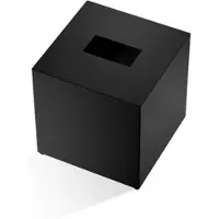 DECOR WALTHER Tissuebox 13 cm Vierkant Matt Zwart