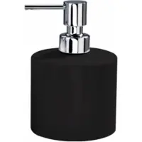 DECOR WALTHER Zeepdispenser Porzellan 430 ml Zwart Chrome