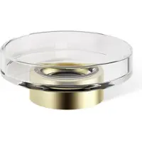 DECOR WALTHER Zeepschaal Century Standmodel Kristall Gold Matt