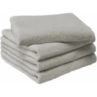 MOODIT Handdoek Troy 50 x 100 cm Silver (Set van 4)
