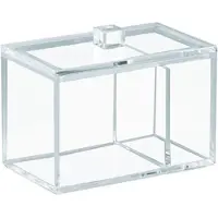 IDesign Opbergbox Clarity Divided Transparant (12,7 x 7,6 x 10,7 cm)