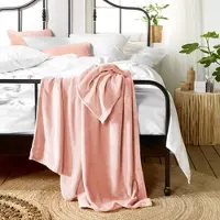 De Witte Lietaer Plaid Snuggly Blush-150 x 200 cm