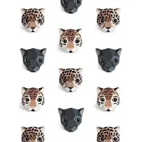 Studio Ditte Behang Panthera Wit