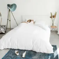 Snurk Dekbedovertrek Uni White Flanel-240 x 200 / 220 cm | Lits-Jumeaux