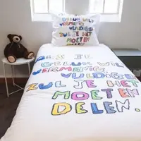 Kayori Dekbedovertrek Kids Tegeltjeswijsheid van Cor Mutli Katoen-140 x 200 / 220 cm | 1-Persoons