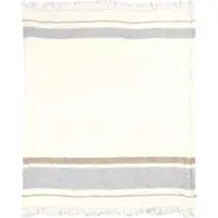 Libeco Fouta The Belgian Towel Oyster Stripe Linnen
