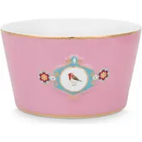 Pip studio Kom Love Birds Pink 15 cm (Set van 4)