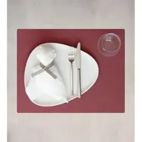 Lind DNA Placemat Square L Nupo Red (Set van 4)-35 x 45 cm
