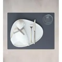 Lind DNA Placemat Square L Nupo Dark Blue (Set van 4)-35 x 45 cm