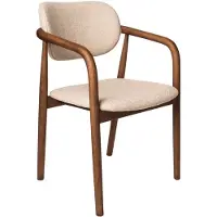 Pols Potten Henry Stoel - Stoelen Polyester Beige - 555-020-030