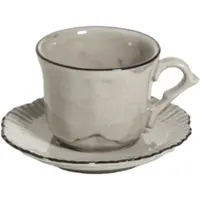 The Table Espressokop Met Schotel Attic Oyster (45 ml)