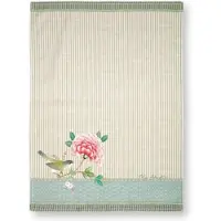 Pip studio Theedoek Blushing Birds Khaki 50 x 70 cm