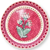 Pip studio Theetip Flower Festival Dark Pink 9 cm (Set van 6)