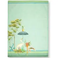 Pip studio Theedoek Jolie Heron Big Blue 50 x 70 cm