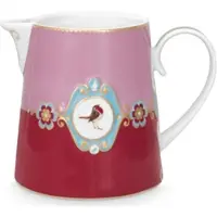 Pip studio Melkkan Love Birds Medallion Red-Pink 270 ml (Set van 4)