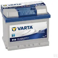 Varta Accu Blue Dynamic B18 44 Ah voor o.a. AUDI, AUSTIN, CITROEN, DAF, FIAT, FORD, HONDA, INNOCENTI, LANCIA, LOTUS, MAZDA, MG, MORGAN, NISSAN, OPEL, PEUGEOT, PORSCHE, RENAULT, ROVER, SEAT, SKODA, SUZUKI, TOYOTA, VAUXHALL, VOLKSWAGEN, WARTBURG, ZASTAVA