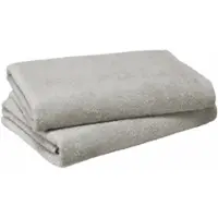 MOODIT Douchelaken Troy 70 x 140 cm Silver (Set van 2)