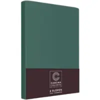 Cascina Colorini Kussensloop Forest Green (Set van 2)-65 x 65 cm