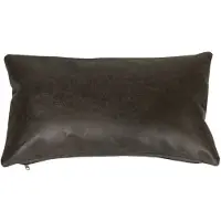 Bronx71 Sierkussen Kyla eco-leer antraciet 25 x 45 cm.