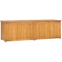 vidaXL Tuinbox 175x50x55 cm massief teakhout