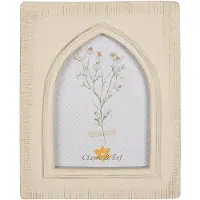 Clayre & Eef Fotolijst 13x18 cm Beige Kunststof Glas Rechthoek Fotokader Beige Fotokader