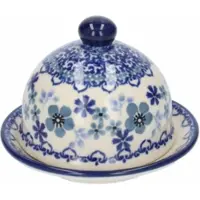 Bunzlau Castle Botervloot Rond Indigo (Ø 9,5 cm)