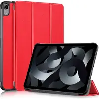 Peachy Trifold kunststof hoes geschikt voor iPad 10e gen 10.9 inch 2022 - rood