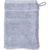 Cawö Washandje Noblesse2 Uni Nordic Blue (Set van 6)