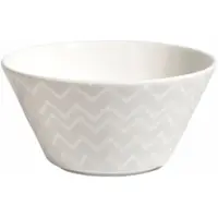 Missoni Kom Zig Zag White 13 cm (Set van 6)