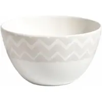 Missoni Kom Zig Zag White 11 cm (Set van 6)
