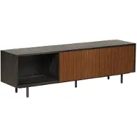 Livin24 Tv-meubel Ray zwart/rustiek eiken 150 cm