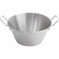 Paderno Mengkom Satin Steel 32 cm Met Handvaten