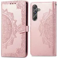 IMoshion Mandala Bookcase voor de Samsung Galaxy A15 (5G/4G) - Rosé Goud
