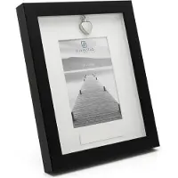Zilverstad - Memory fotolijst met ashouder 10x15 cm zwart