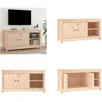 vidaXL Tv-meubel 103x36,5x52 cm massief grenenhout - Tv-kast - Tv-kasten - Tv-meubel - Hifi-meubel