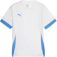 Puma Teamgoal wedstrijdshirt, korte mouwen, voor kinderen - Wit / Koninklijkblauw